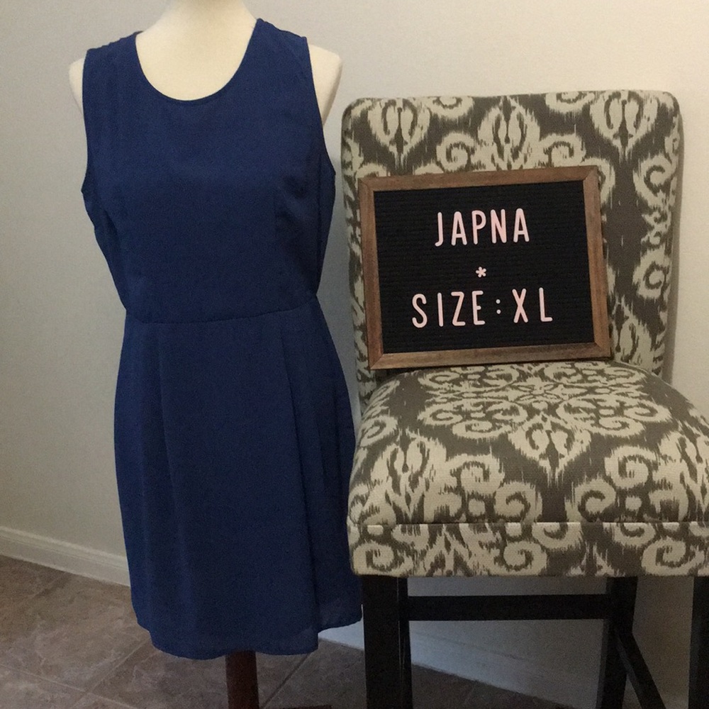 Blue stunning shift dress * Japna size XL